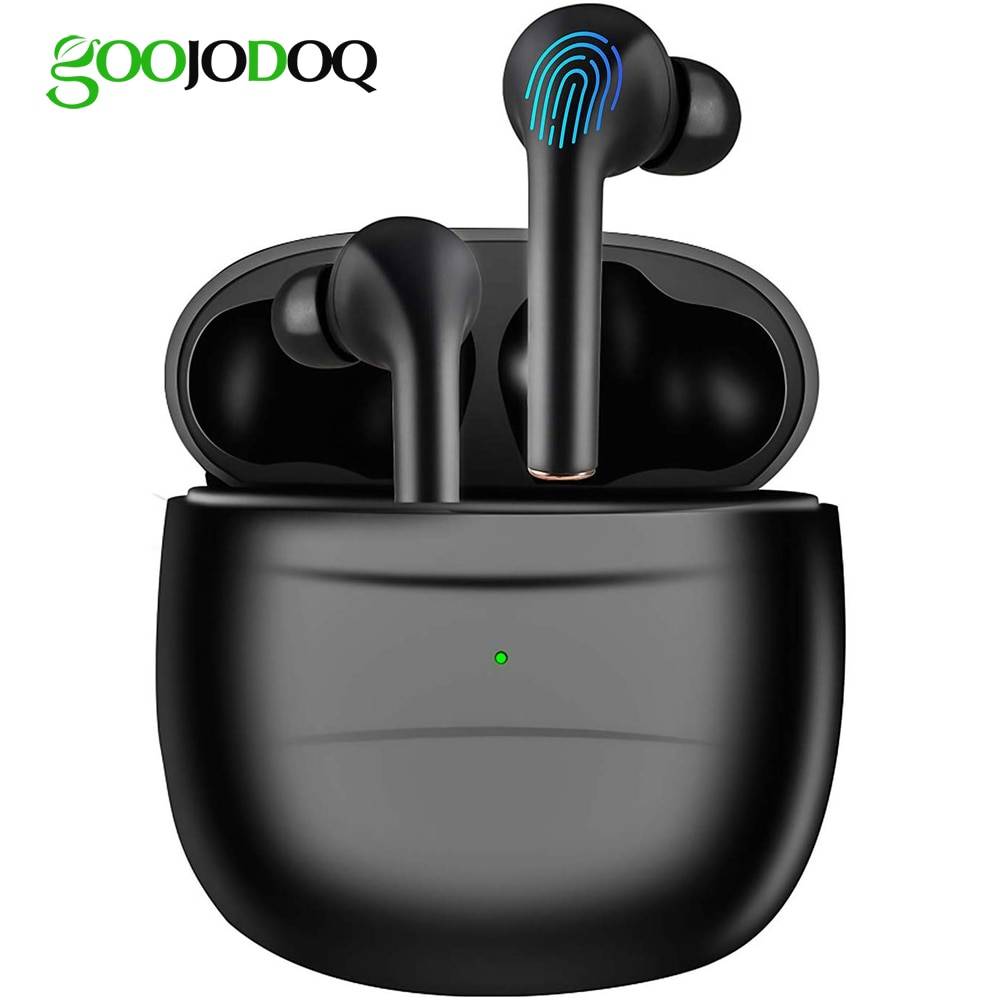 GOOJODOQ беспроводные наушники водонепроницаемые TWS HiFi 6D стерео Bluetooth 5,0 наушники с двойным микрофоном audifono bluetooth inalambrico