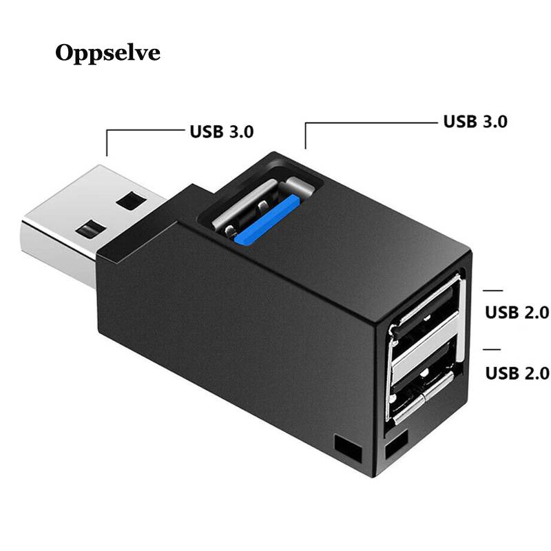 USB 3,0 HUB адаптер удлинитель для головок мини PLC сплиттер с 3 портами для портативных ПК Macbook мобильный телефон с высокой скоростью U диск считыватель для Xiaomi