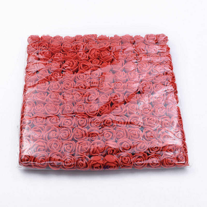 12/144 штук PE с мишкой Тедди из роз Рождественский декоративный цветок Искусственные венки Свадьба Скрапбукинг домашняя искуственные цветы для декора дешево