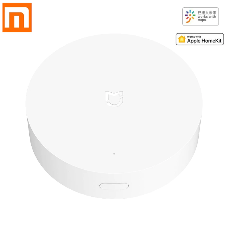 Умный домашний сетевой шлюз Xiaomi ZigBee, несколько режимов, Wi-Fi, Bluetooth, сетчатый хаб, работает с приложением Mijia, Apple Homekit, новейший умный домашний хаб