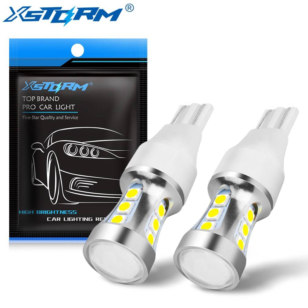 2 шт., светодиодные лампы T15 W16W Canbus 920 921 912, 6000 лм