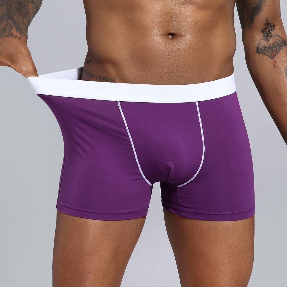 Calzoncillo hombre Мужское нижнее белье, хлопковые свободные боксеры европейского размера, мужские боксеры, мужское нижнее белье
