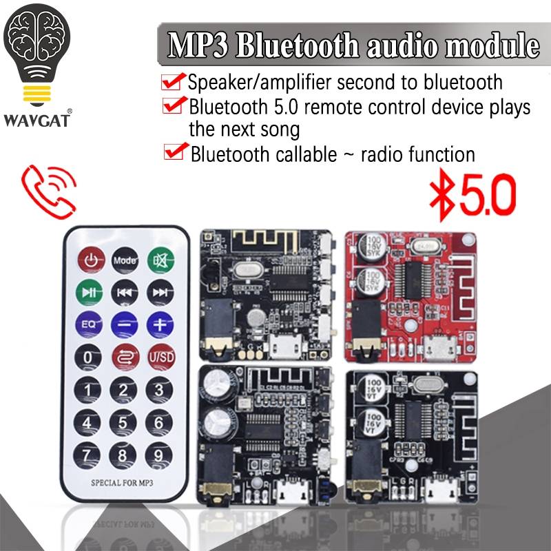 WAVGAT Bluetooth аудио приемник плата Bluetooth 5,0 mp3 декодер не допускающий потерь плата беспроводной стерео музыкальный модуль
