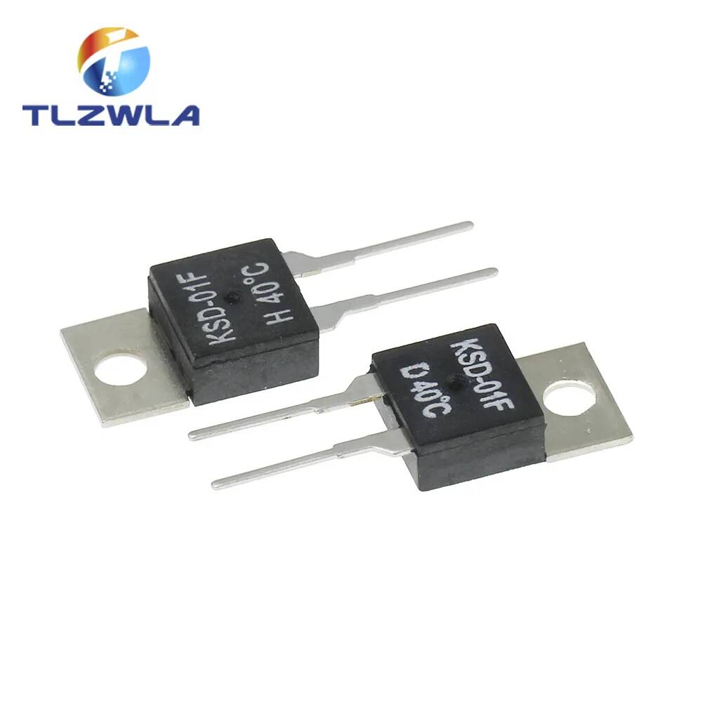 Термостат KSD-01F, температура срабатывания 40-135 градусов, тип нормально-замкнутый/нормально-разомкнутый