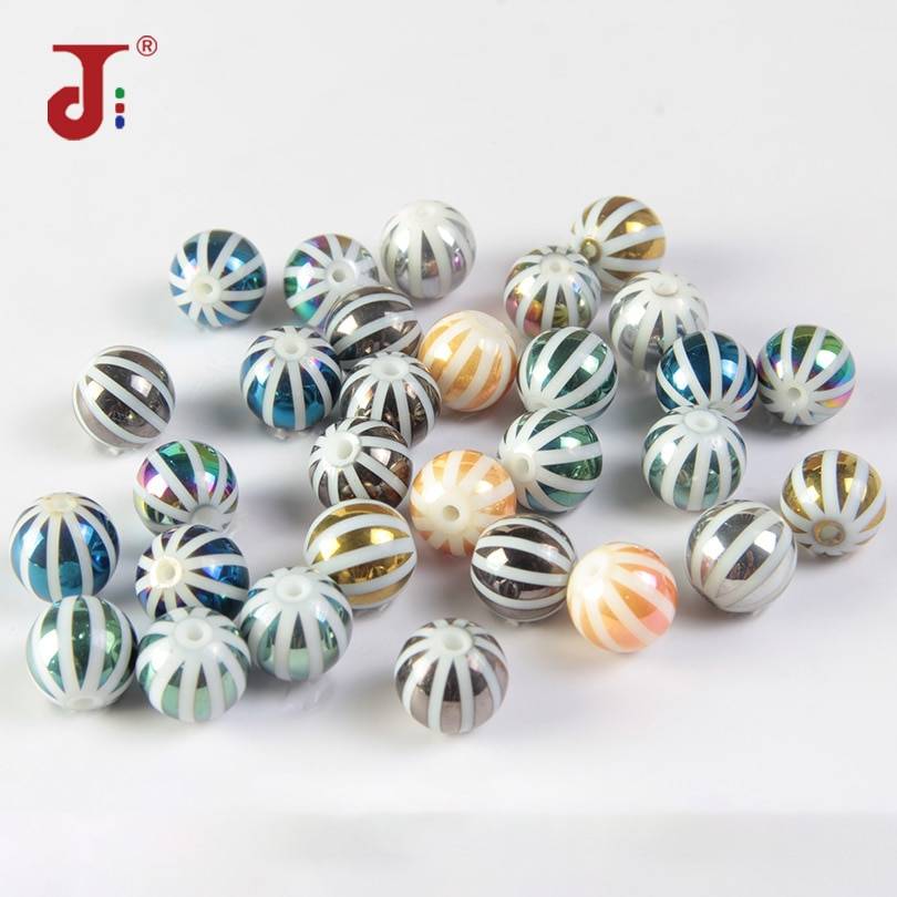 50 шт./пакет, новый стиль, уникальные керамические бусины с гальваническим узором, шарики для DIY ювелирных изделий, ожерелья, аксессуары, креативные бусины