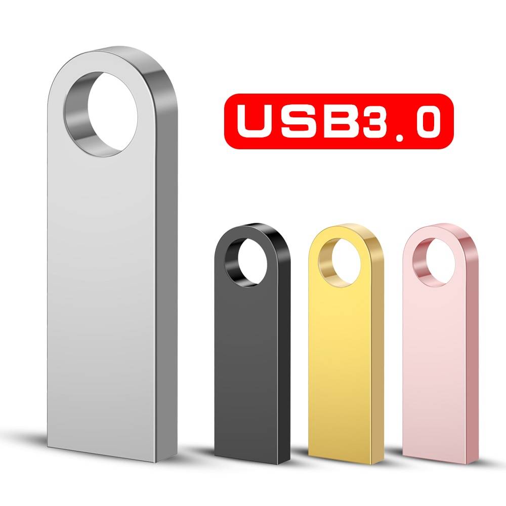 USB 3,0 флеш-накопитель, металлический флеш-накопитель 32 ГБ 16 ГБ 8 ГБ 4 ГБ, Usb флеш-накопитель 128 ГБ, USB флеш-накопитель 64 ГБ, флеш-память, бесплатный подарок OTG