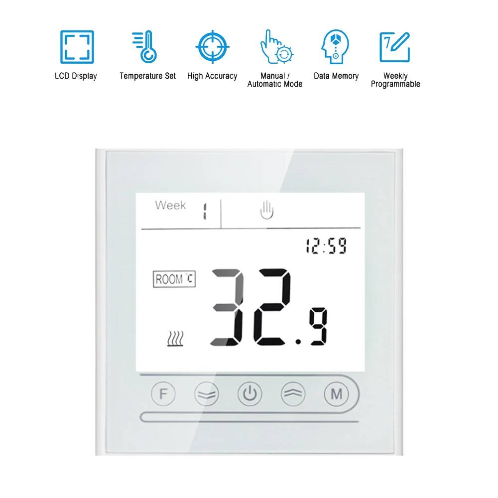 MINCO HEAT MK-72 умный термостат для газового котла 100~240В