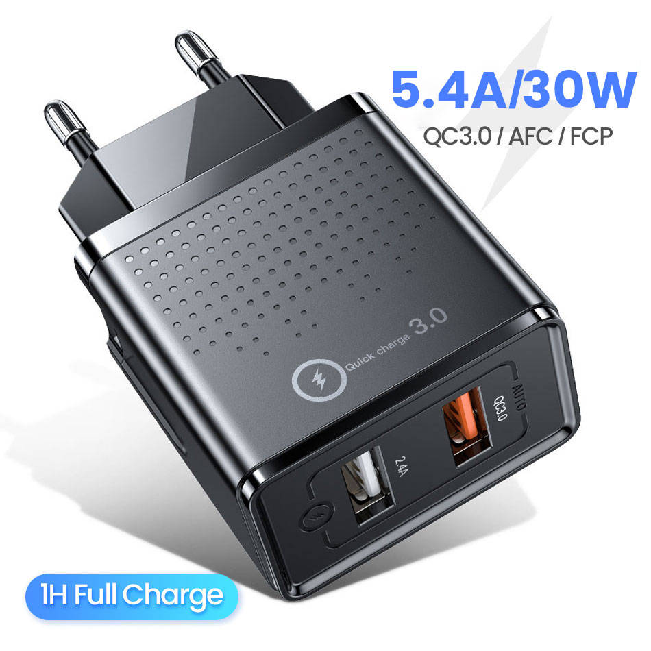 FIVI usb зарядное устройство для телефона, быстрое зарядное устройство для xiaomi samsung S10 S9 S8 QC 3,0, usb зарядное устройство для huwei, зарядное устройство для телефона для iphone