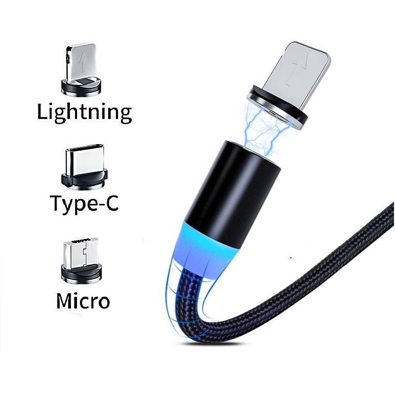 Магнитное зарядное устройство Micro USB кабель штекер Круглый Магнитный кабель штекер провод для быстрого заряда шнур Магнит USB Тип C кабель вилка