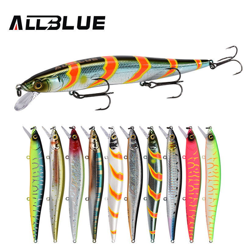 ALLBLUE MIHAWK MAGNUM 130F рыболовная приманка Jerkbait 130 мм 16,5 г плавающая воблер Minnow басовая приманка для щуки рыболовные снасти Крючки mustad