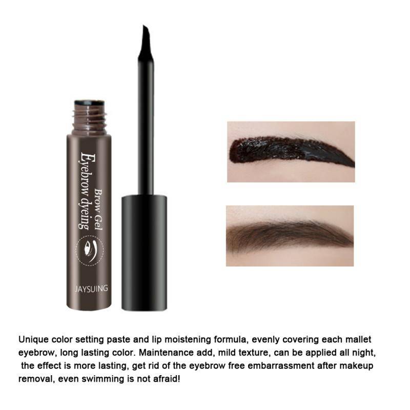 3 цвета, крем для бровей, водостойкая паста для бровей, не выцветает, тушь для бровей, натуральная, долговечная косметика для красоты глаз, PTCS