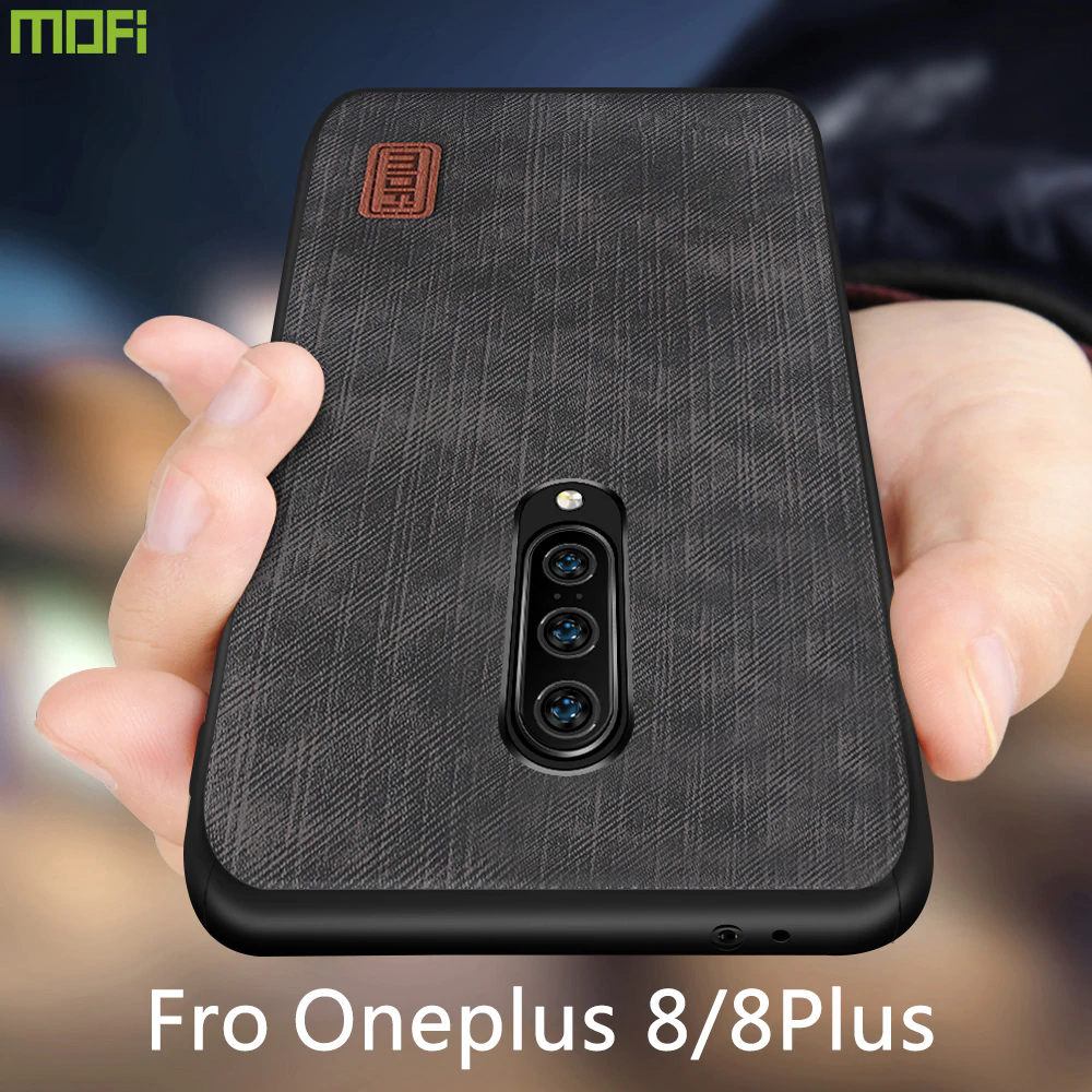 Защитный чехол для oneplus 8 pro, защитный чехол для Oneplus 8, высококачественный Ударопрочный силиконовый чехол для джинсов, задняя крышка из искусственной кожи для Mofi