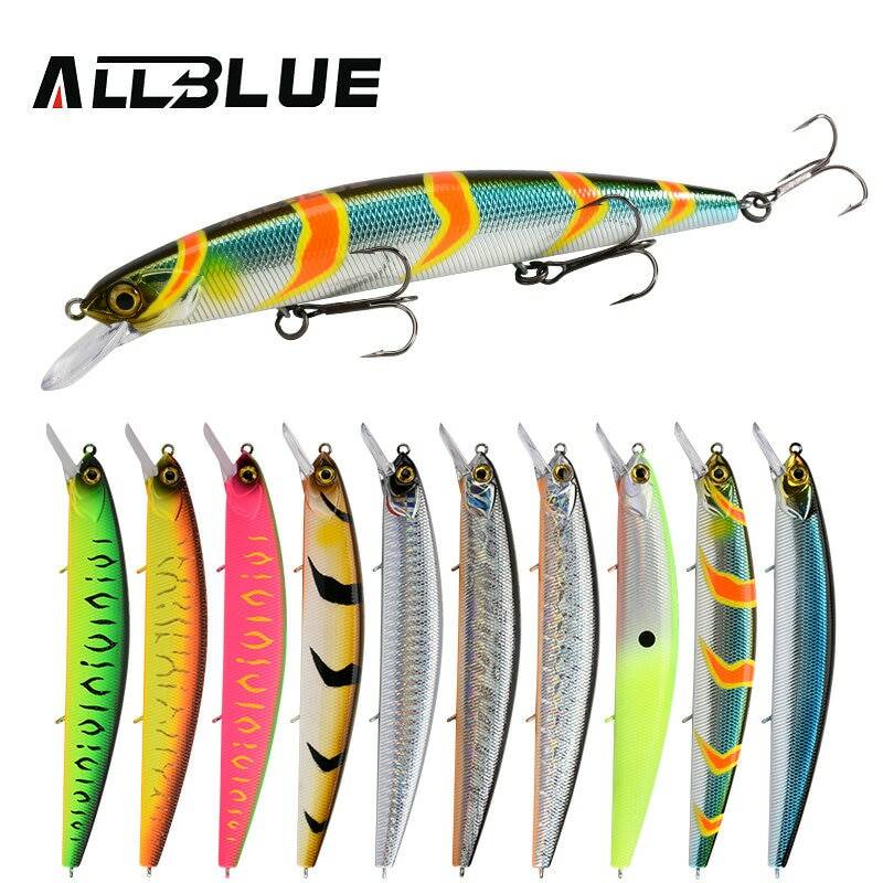 Рыболовная приманка ALLBLUE, приманка JERKBAIT CHANCE 130SP 130 мм 20 г, вольфрамовый Воблер для ловли щуки, рыболовная снасть-приманка