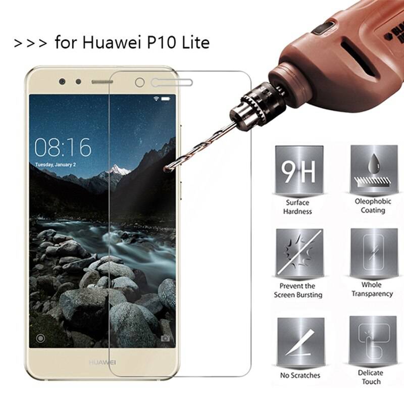 Для Huawei P8 P9 P10 P20 Lite Полное покрытие экрана протектор для Huawei P20 Pro P8 Lite2017 прозрачное закаленное стекло пленка