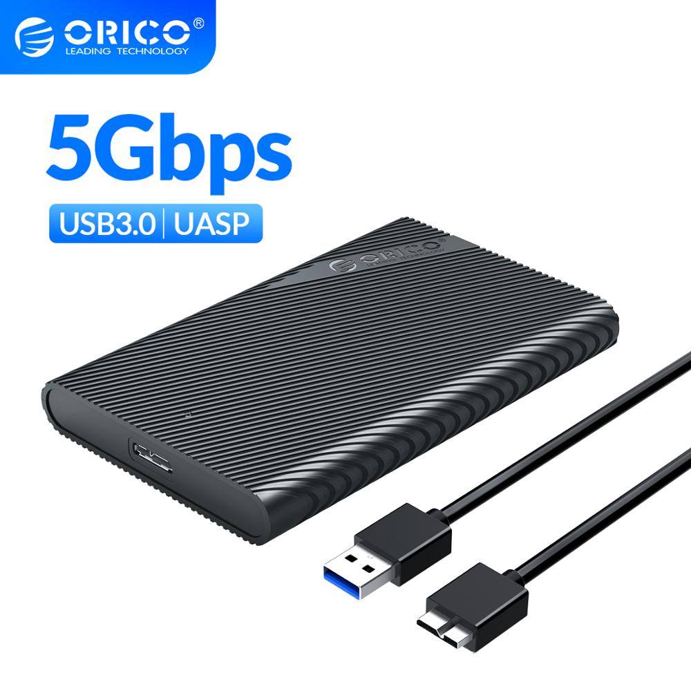 ORICO USB3.0 HDD SSD адаптер 2,5 дюймов внешний HDD чехол 5 Гбит/с HDD корпус с функцией автоматического сна UASP