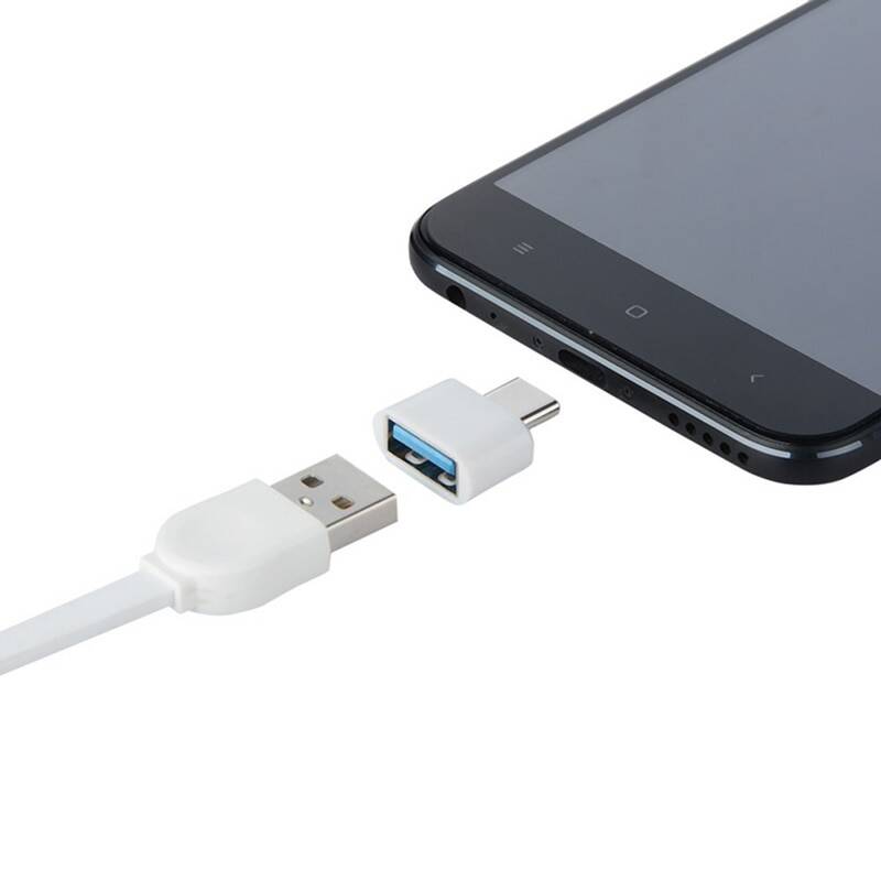 Переходник USB 2.0 Type-C для Xiaomi Mi5, Mi6, Huawei, Samsung, мыши, клавиатуры, флеш-накопителей