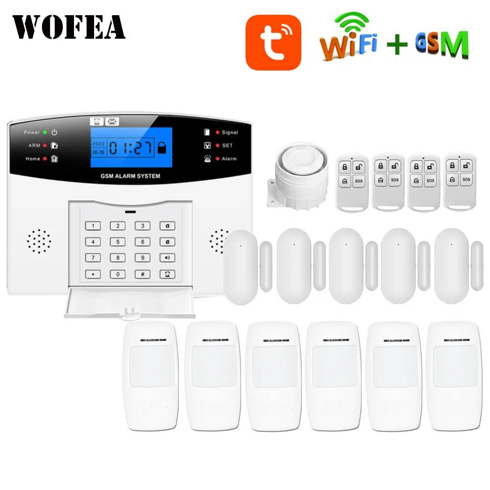 Wofea Tuya Smart Life WIFI GSM сигнализация
